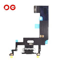 OG Charging Port Flex Cable For iPhone XR (OEM Pulled) (Black)
