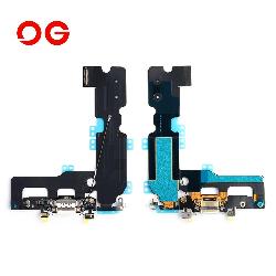 OG Charging Port Flex Cable For iPhone 7 Plus (OEM Pulled) (White)