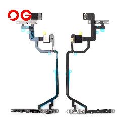 OG Power And Volume Button Flex Cable With Metal Bracket For iPhone XR (OEM Pulled)