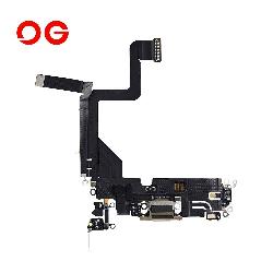 OG Charging Port Flex Cable For iPhone 14 Pro (OEM Pulled) (Gold)