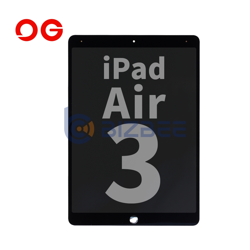 OG Display Assembly For iPad Air 3 2019 (A2152/A2123/A2153/A2154) (Refurbished) (Black)
