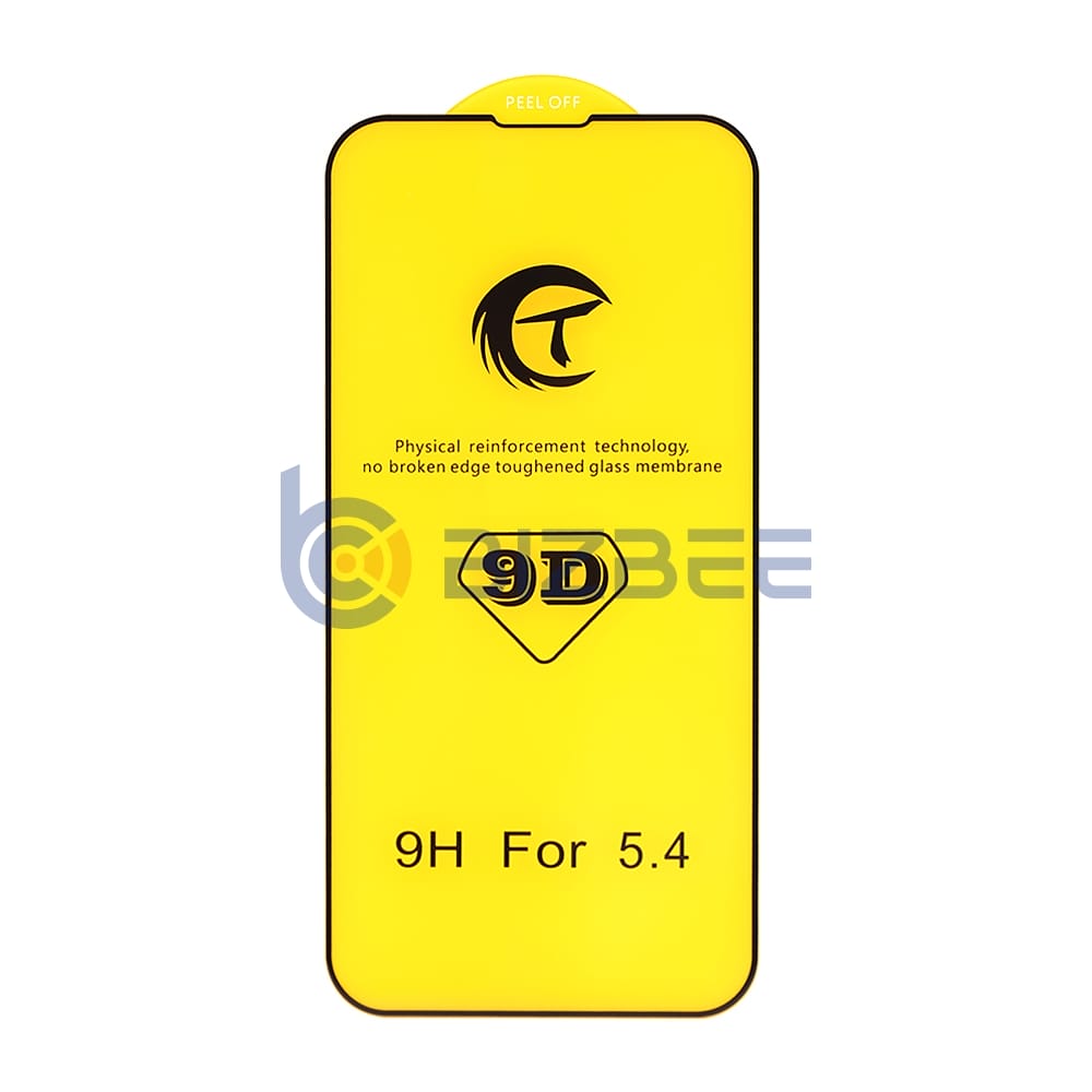 9D Full Cover HD Tempered Glass Film For iPhone 13 Mini Without Packaging