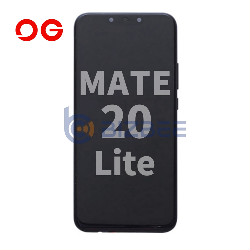 OG Display Assembly With Frame For Huawei Mate 20 Lite (OEM Material) (Black)