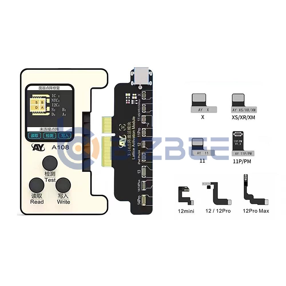 AY A108 Multi-function Face ID Programmer With Dot Matrix Flex Cable (US Plug)