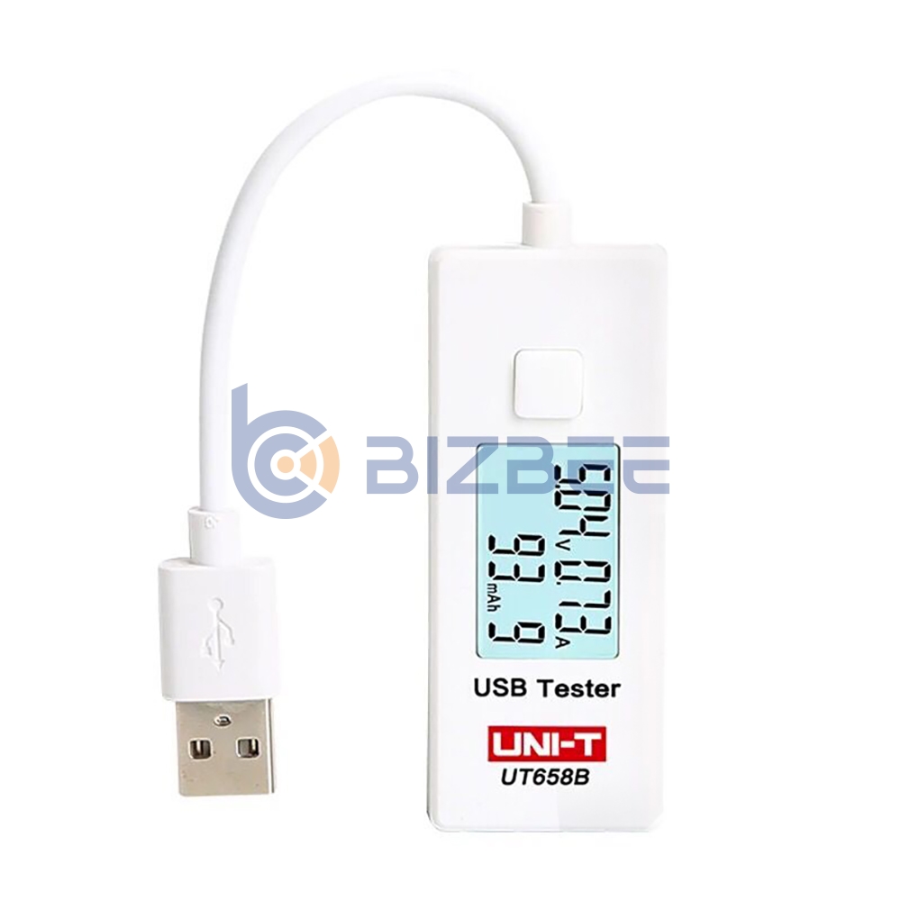 UNI-T UT658B USB Digital Phone Computer Charging Voltage Current Energy Monitor LCD Backlight