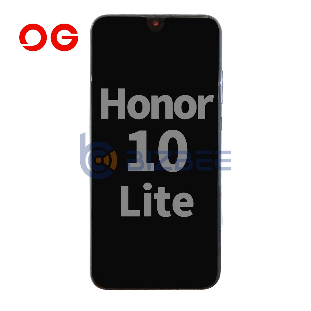OG Display Assembly With Frame For Huawei Honor 10 lite (OEM Material) (Midnight Black)
