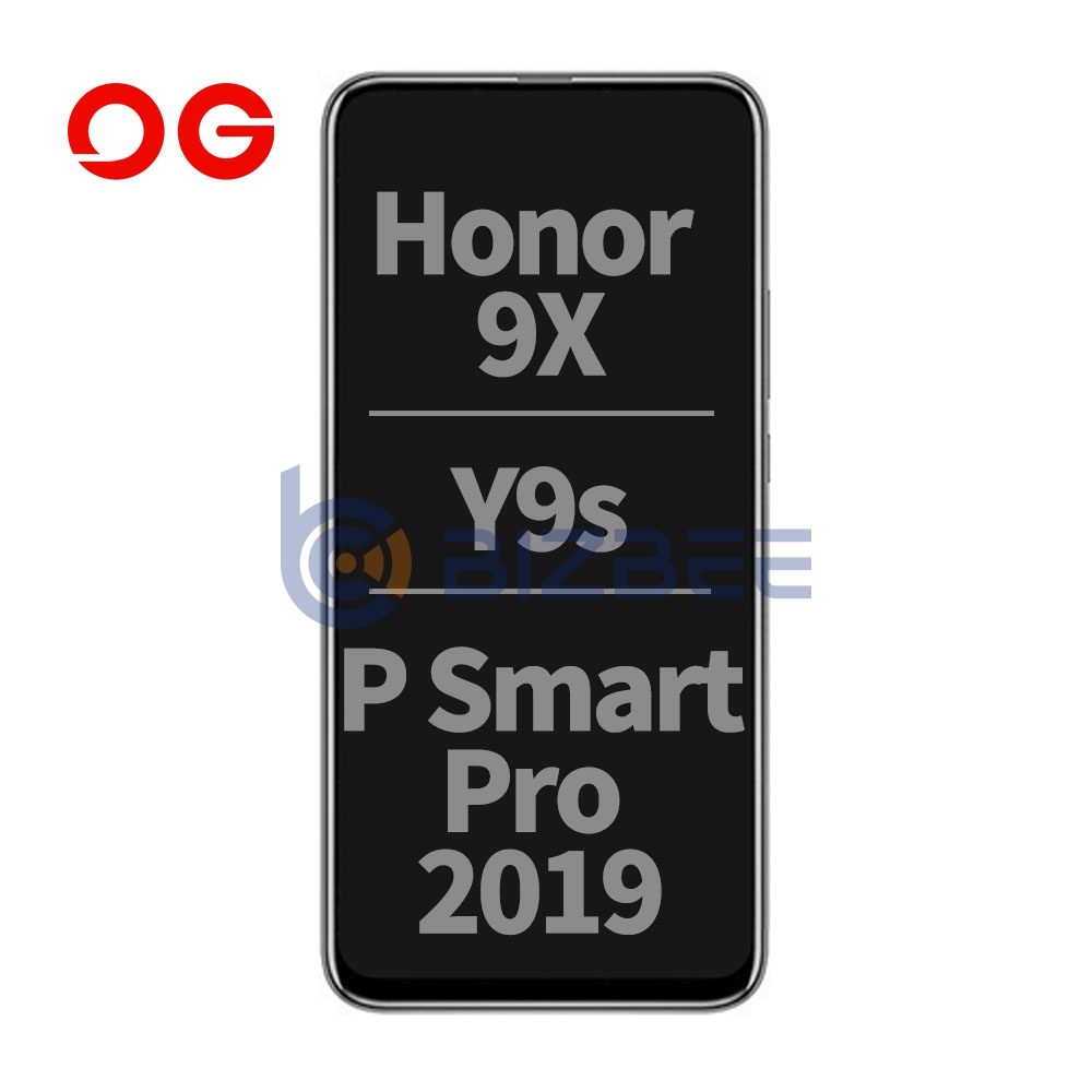 OG Display Assembly With Frame For Huawei Honor 9X/Y9s/P Smart Pro 2019 (OEM Material) (Black)