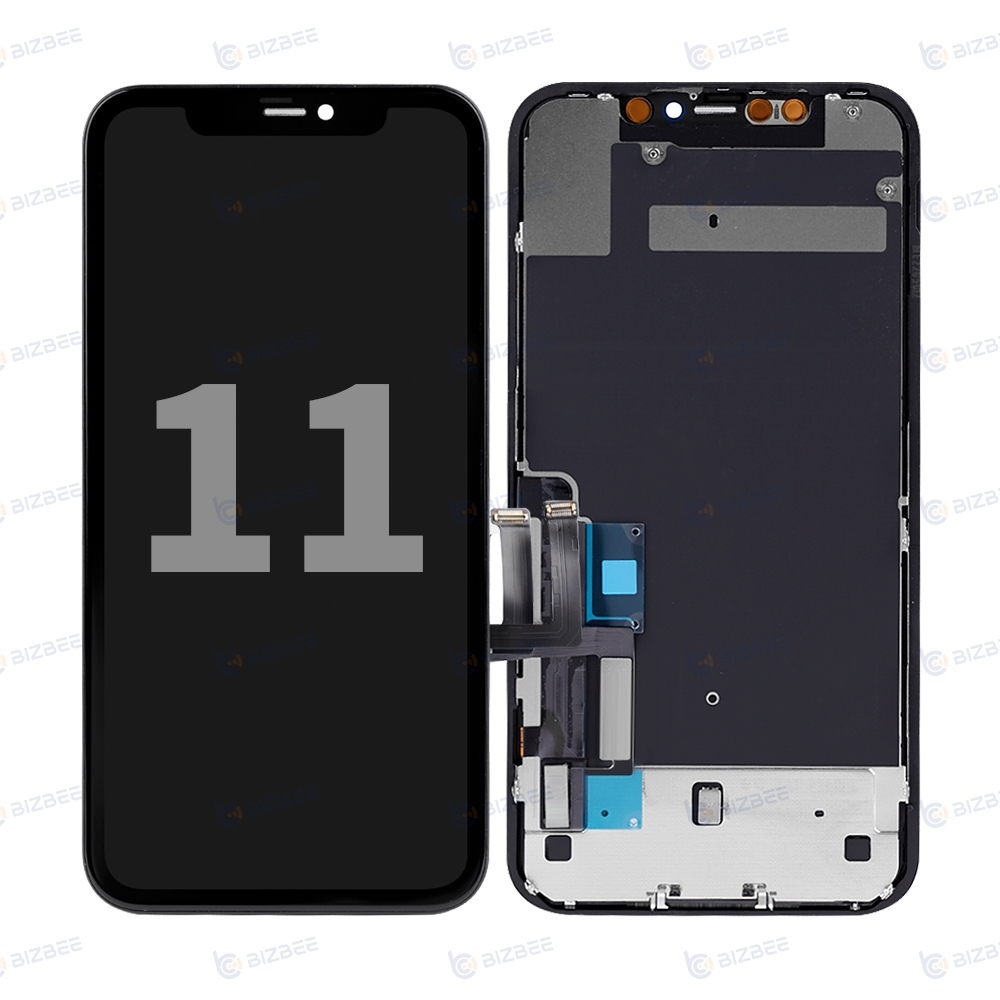 OG Display Assembly With Metal Plate For iPhone 11 OEM Material Aftermarket TP