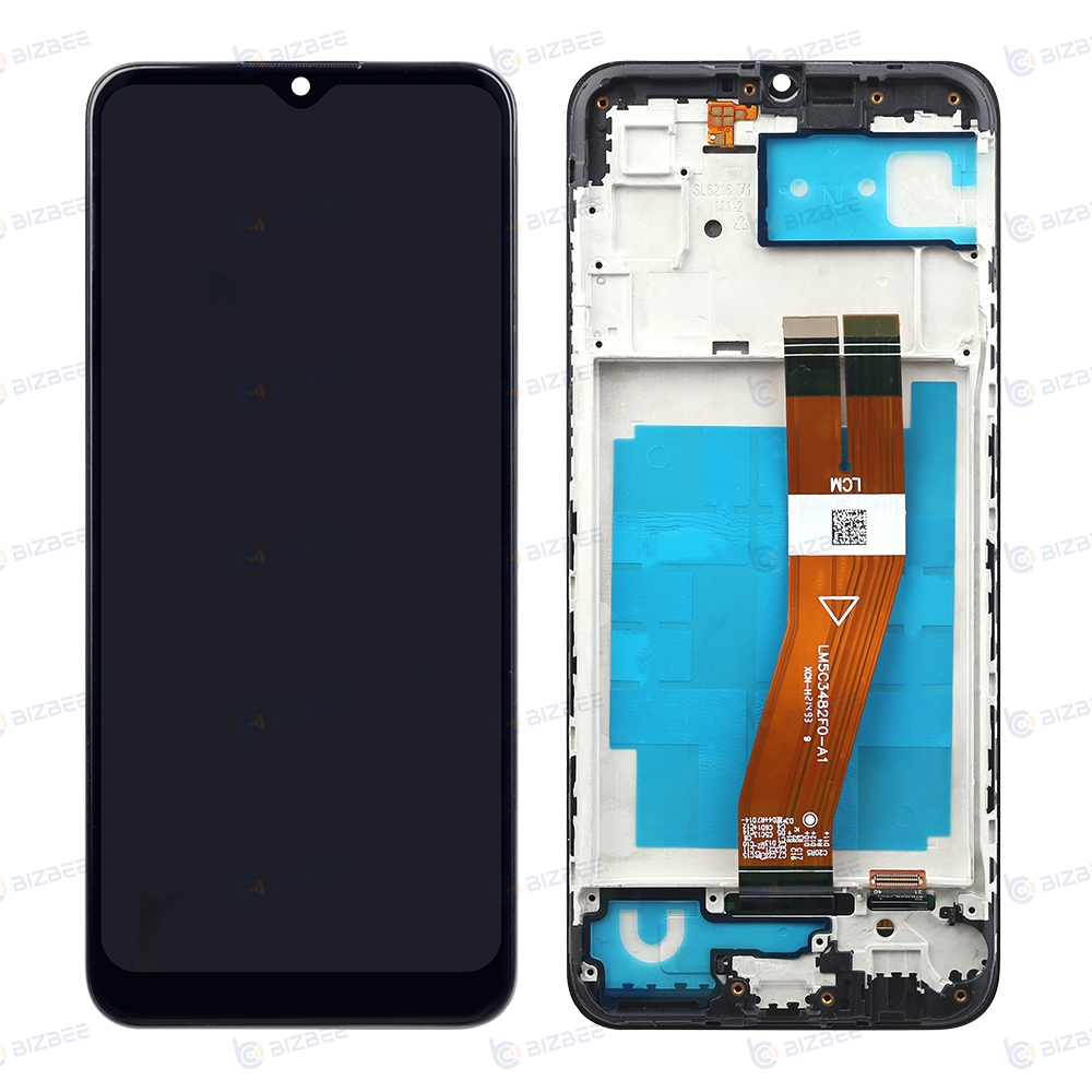 NCC Prime Display Assembly With Frame for SM A02S (A025G) OEM Material Big Cover Glass