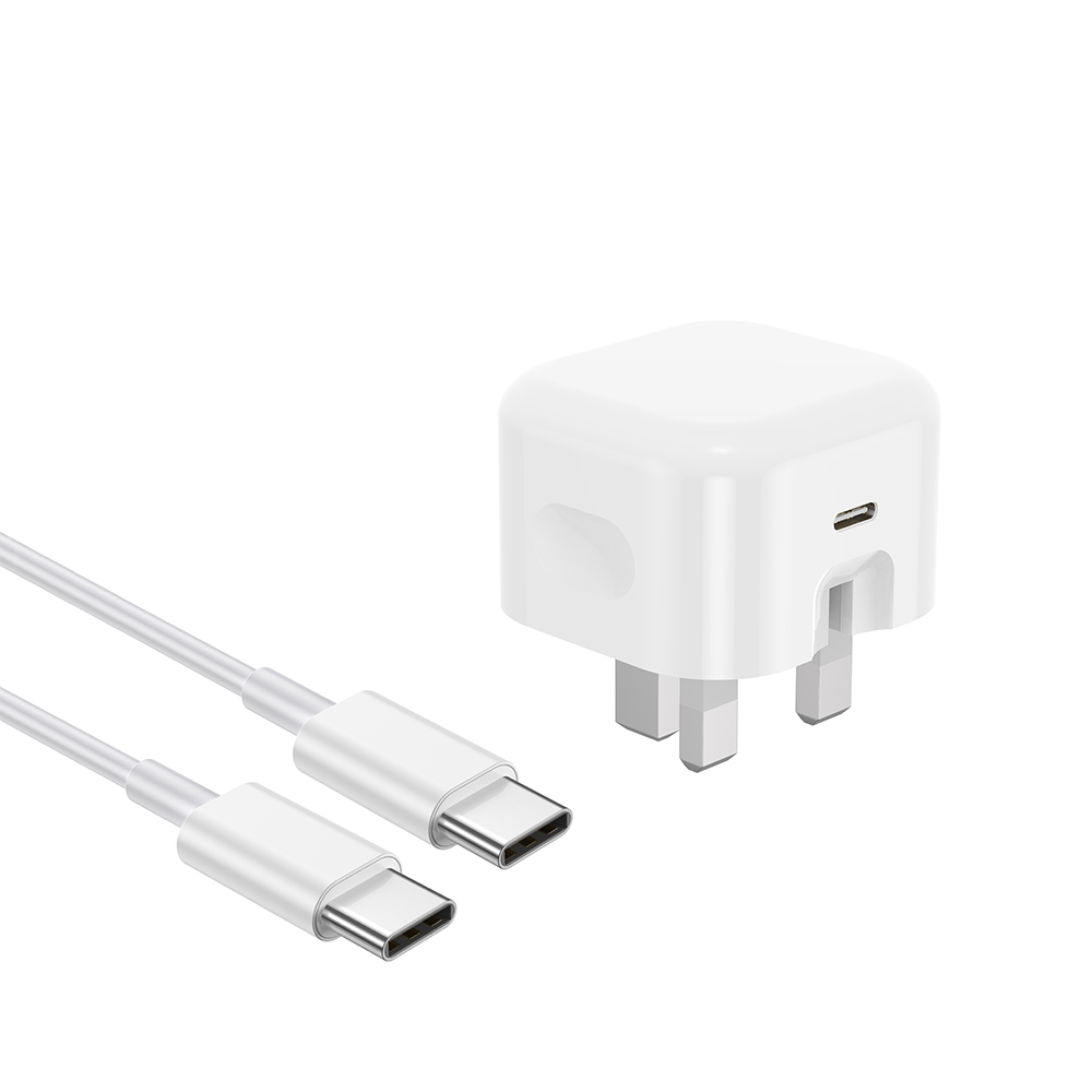 NCC 20W Charger Kit UK Plug USB-C (C-C)
