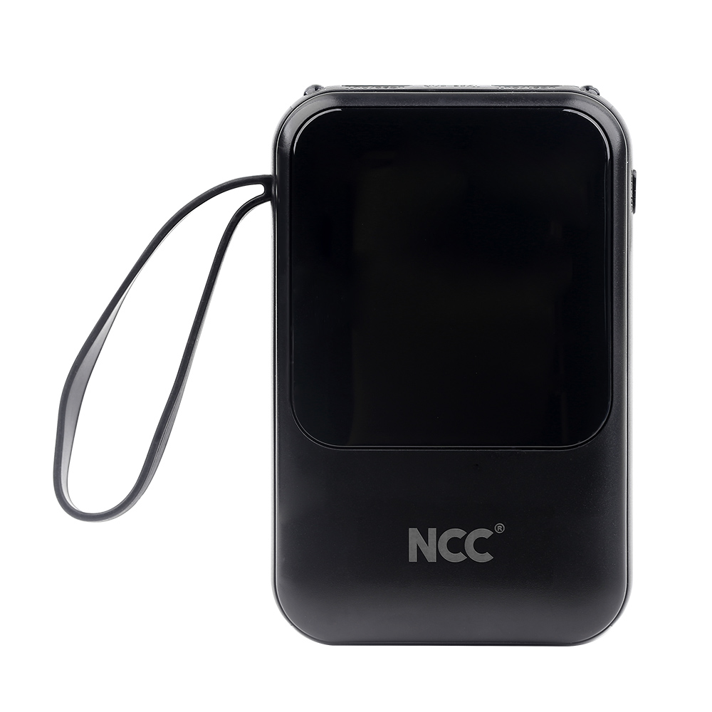 NCC BP13 10000mAh Power Bank 10W with Built-in Charging Cable - USB-A, Lightning, USBC,Micro