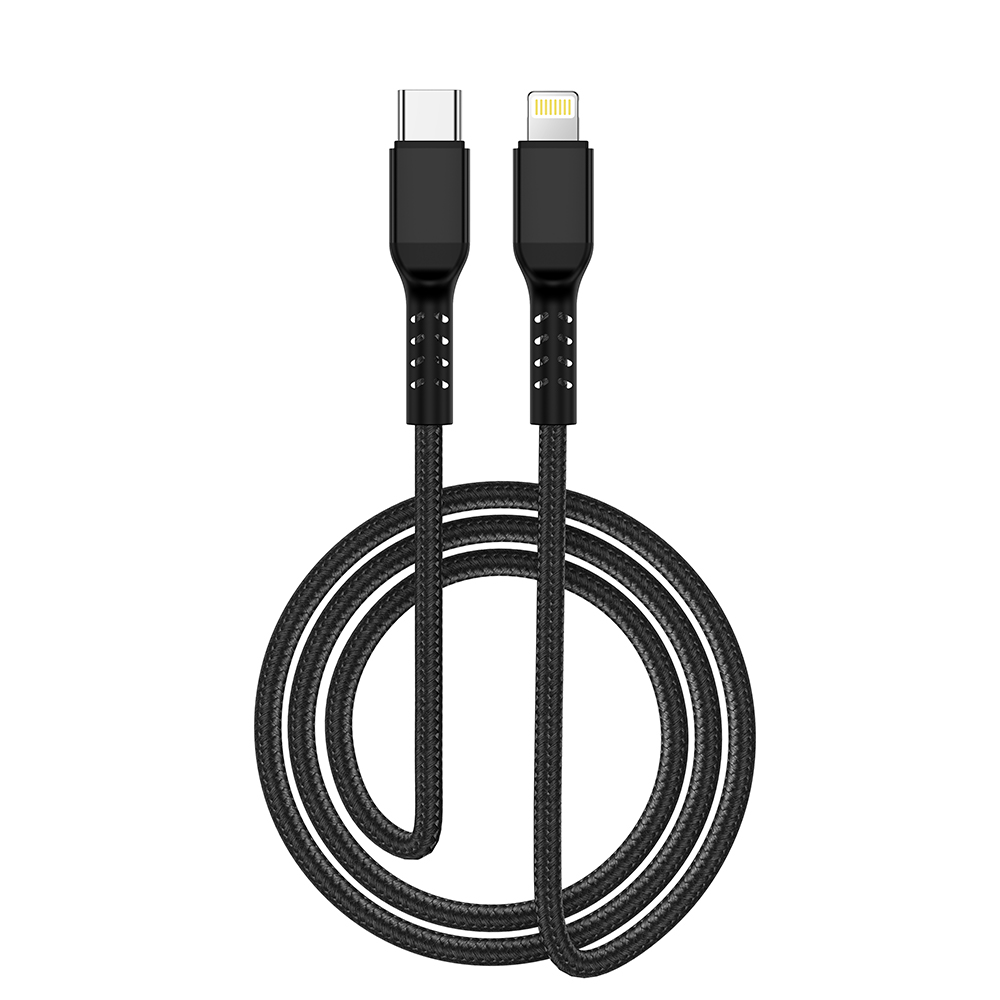 NCC 27W Data Cable Type C to Lightning Weaving