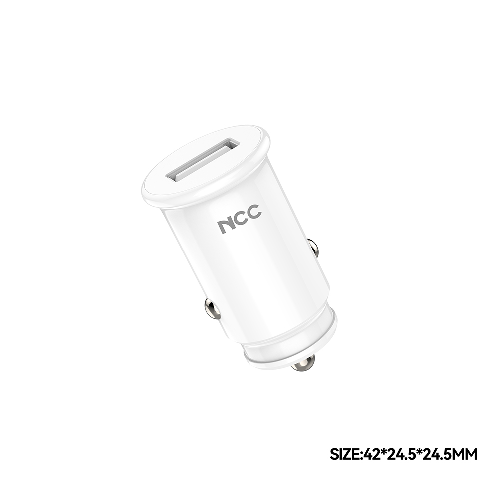 NCC R11 10W Single Port Mini Car Charger White