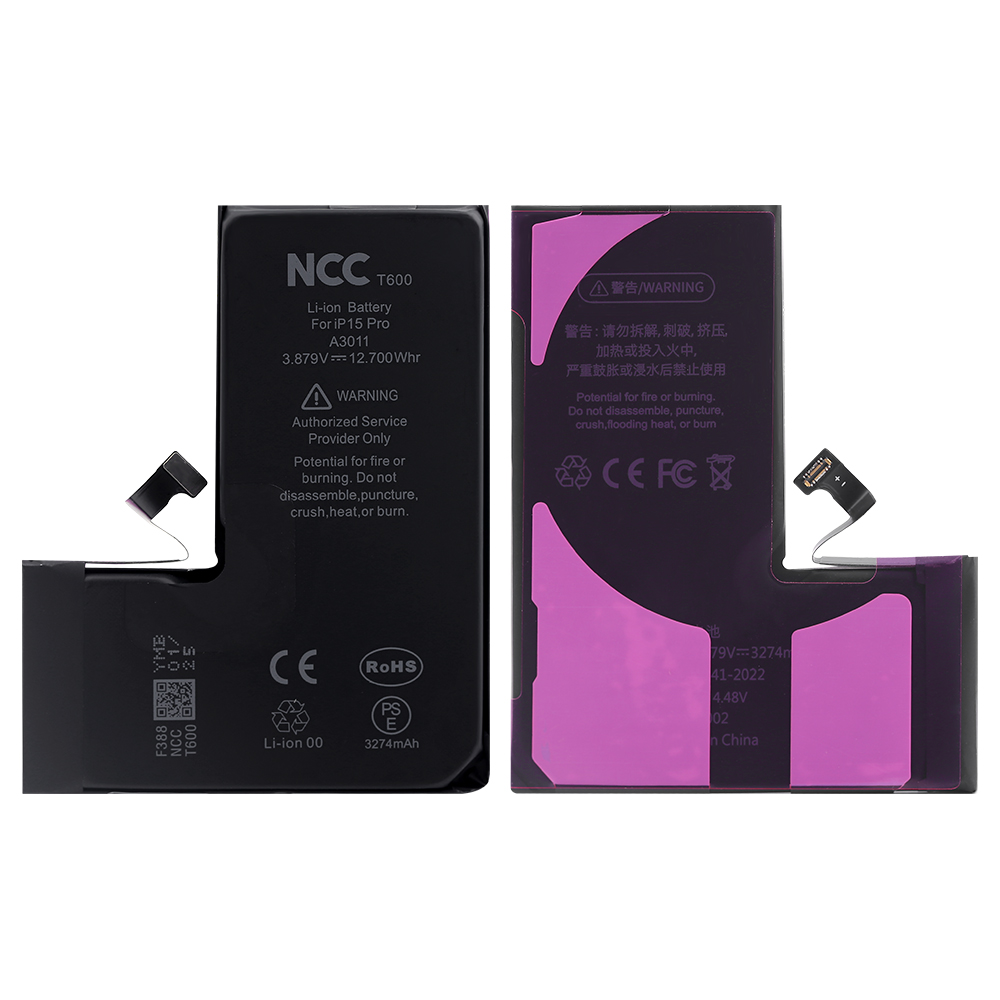 NCC T600 Battery for iPhone 15 Pro Global Version