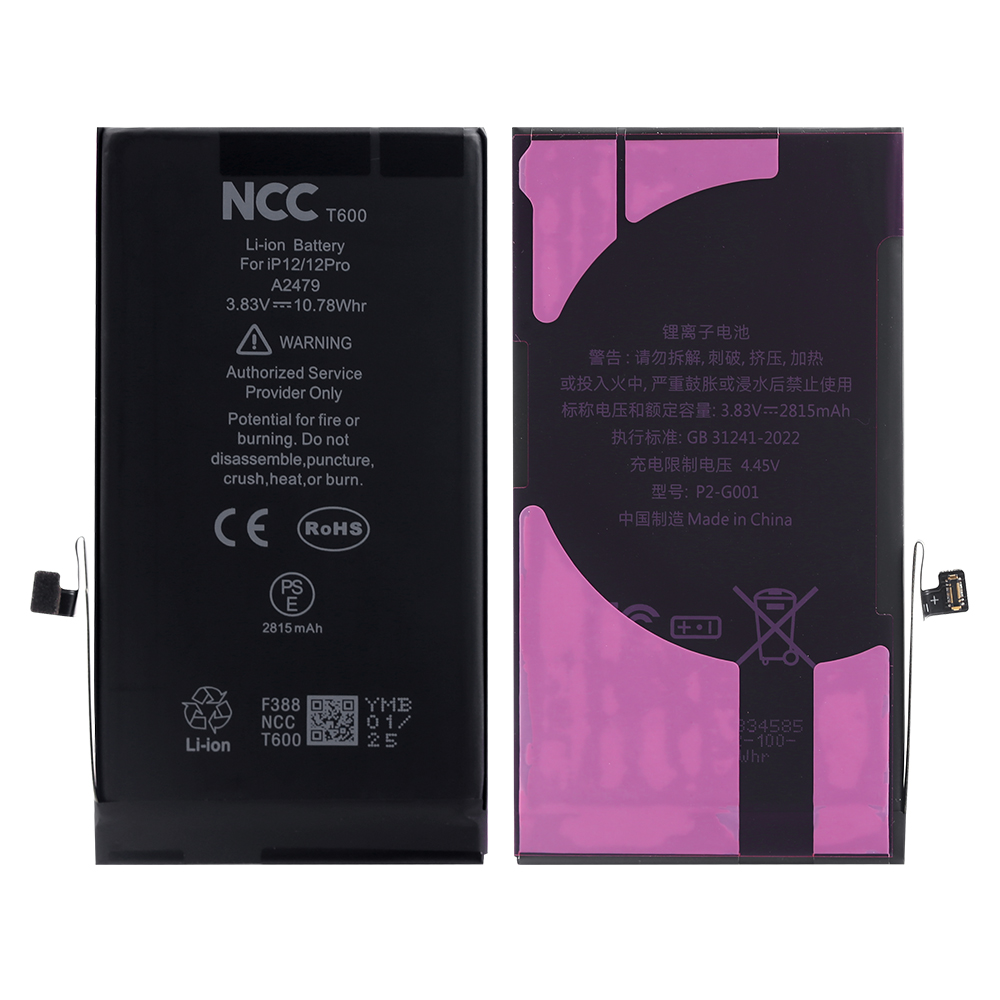 NCC T600 Battery for iPhone 12/12 Pro Global Version