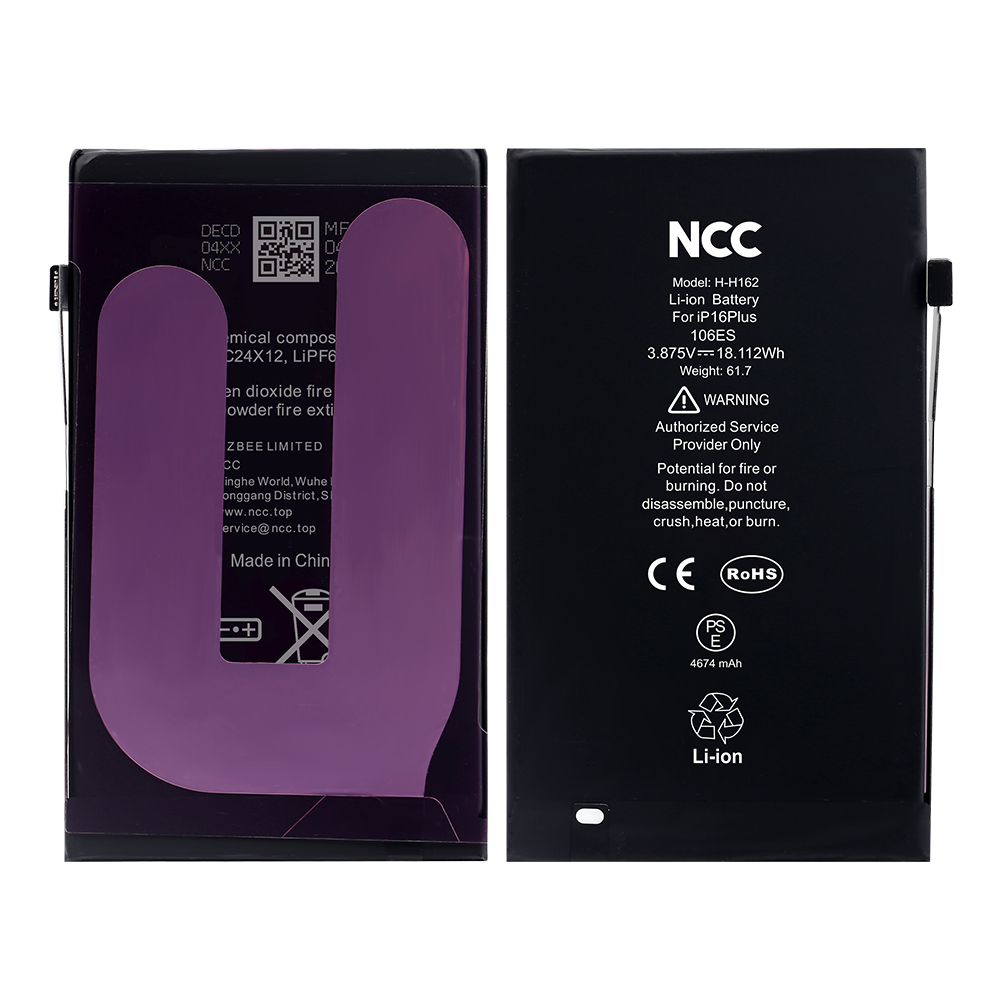 NCC Battery for iPhone 16 Plus