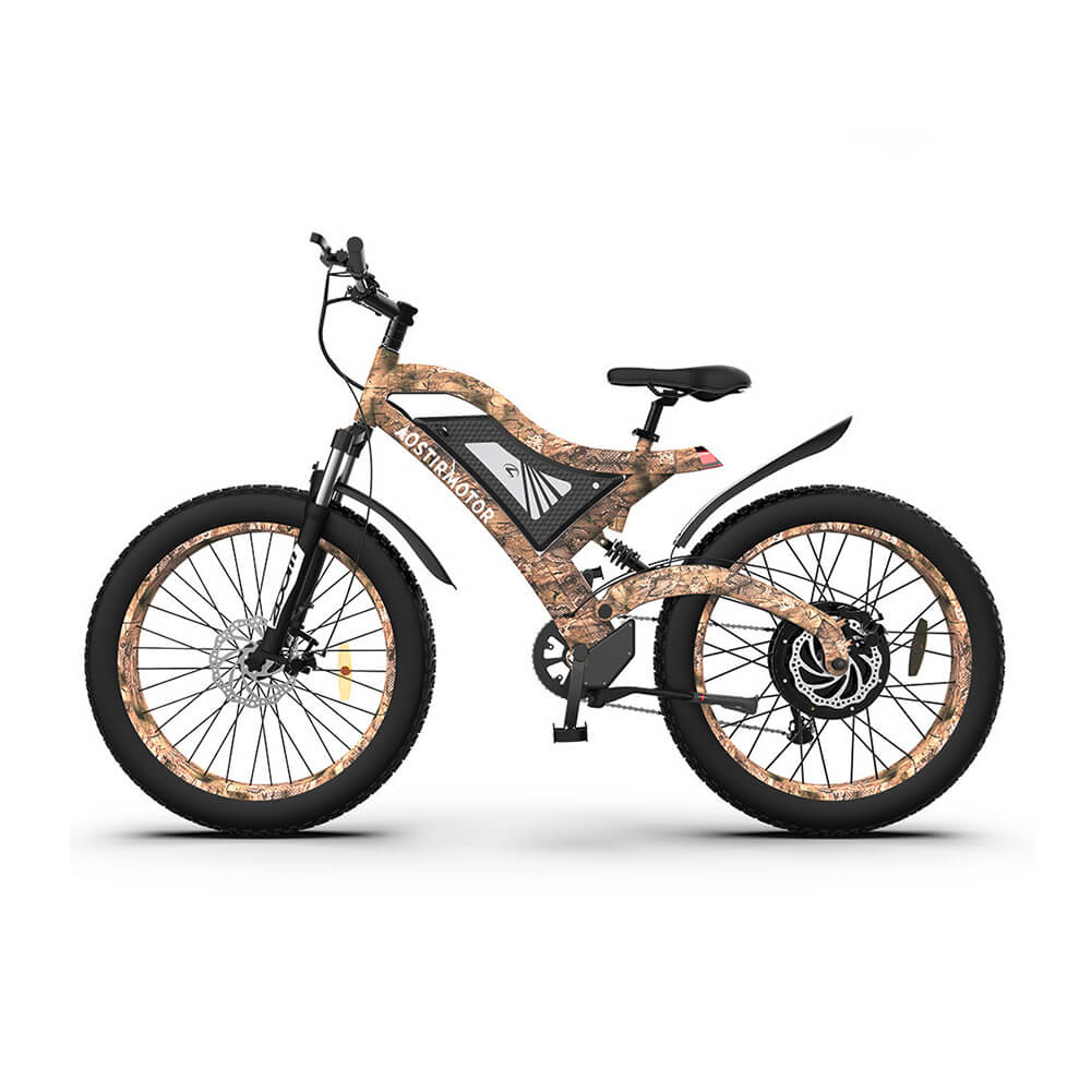 AOSTIRMOTOR S18 Electric Bike  1500W  26*4  inch Fat Tires