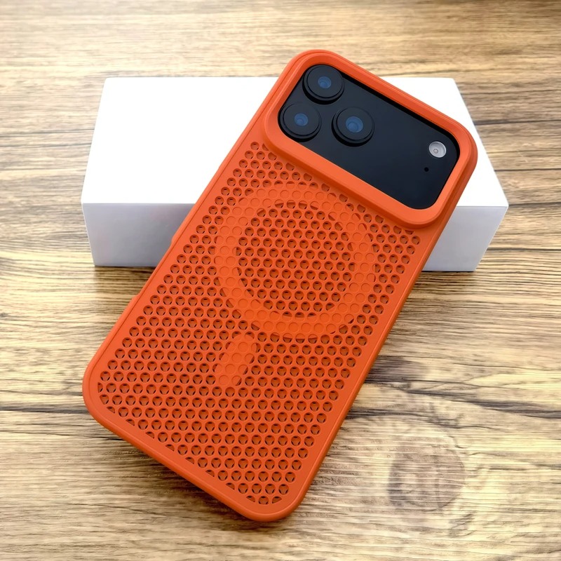 Luxury Dissipate Heat Hard Case For iPhone Series Mag Safe Magsafe Wireless Charge Cover