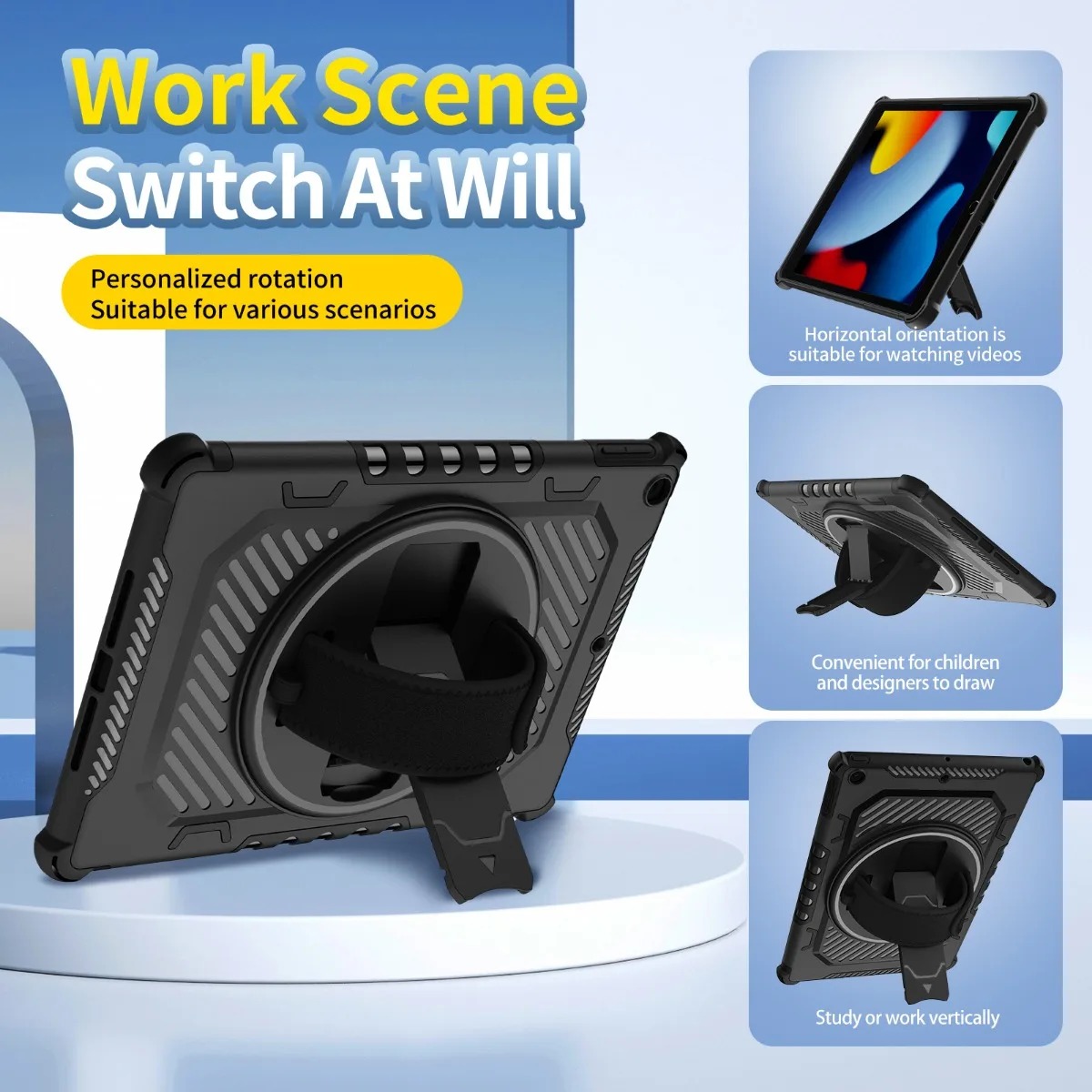 Rotatable Stand Case for iPad Series