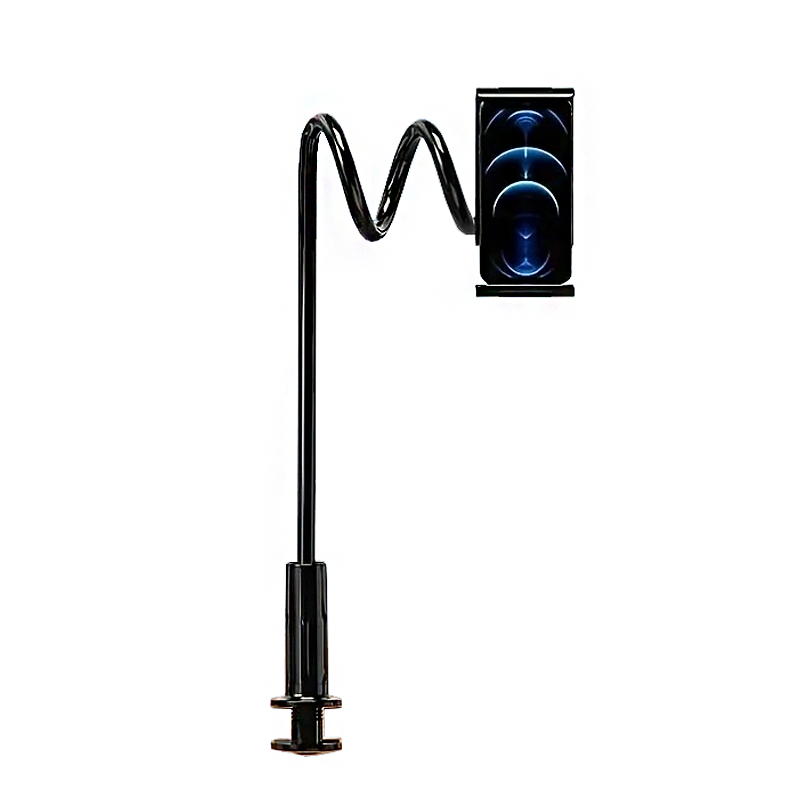 Lazy Bedside Foldable 70cm Phone Tablet Clip Stand Adjustable Desktop Headrest Holder for iPad Samsung Xiaomi ASUS