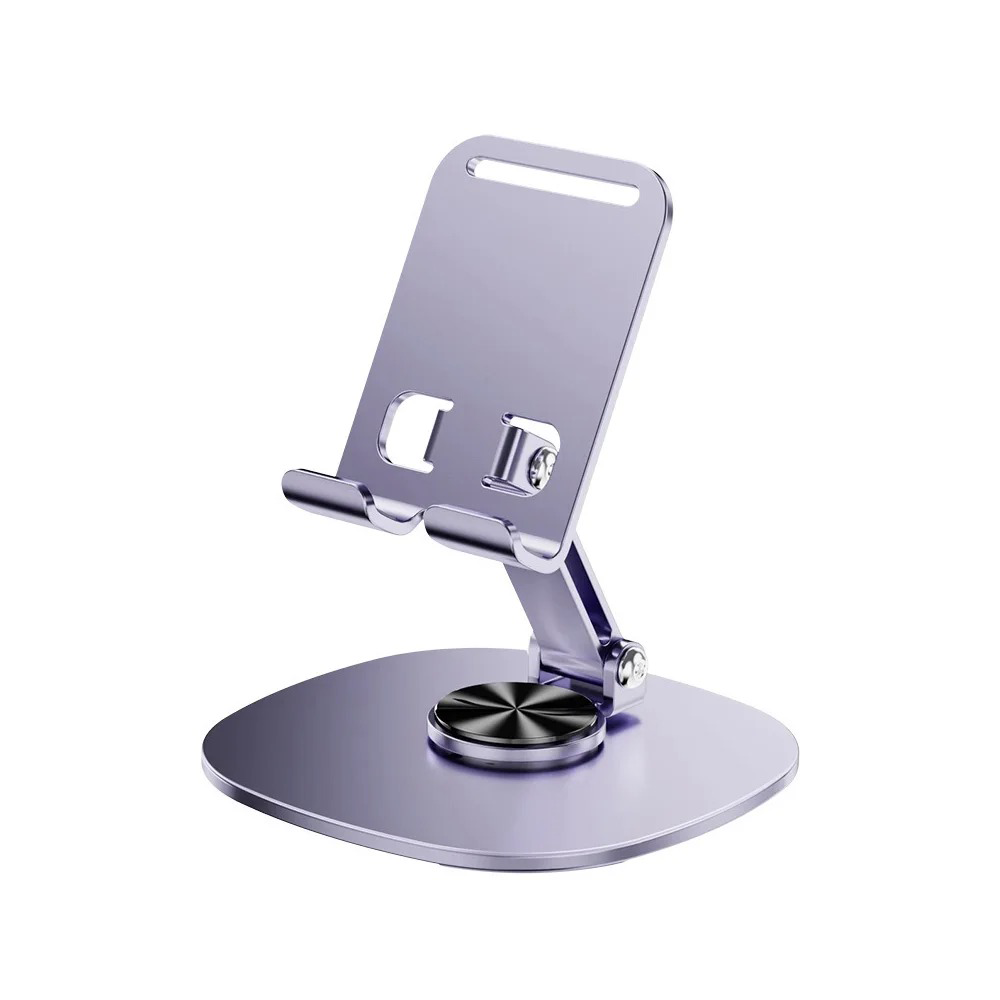 Elough 360 Degree Rotation Portable Tablet Holder for iPad iPhone 15 Xiaomi Folding Lazy Desktop Live Mobile Phone Stand Mount Bracket