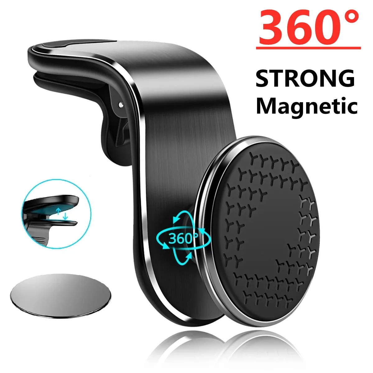 Magnetic Car Phone Holder Air Vent Mount Magnet GPS Smartphone Support Universal Car Bracket