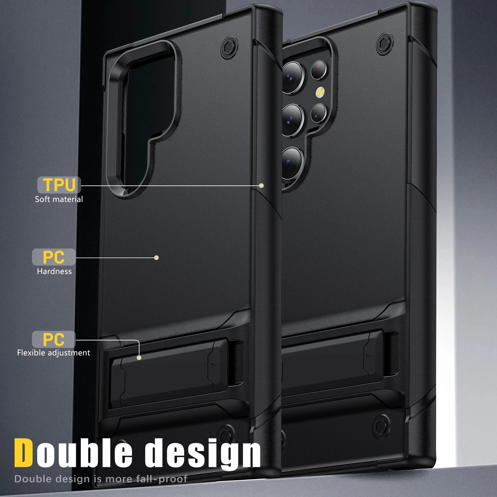 Stand Shockproof Phone Case for Samsung Series