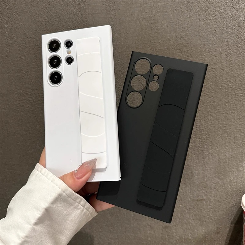 Liquid Silicone Wrist Strap Phone Case for Samsung Series