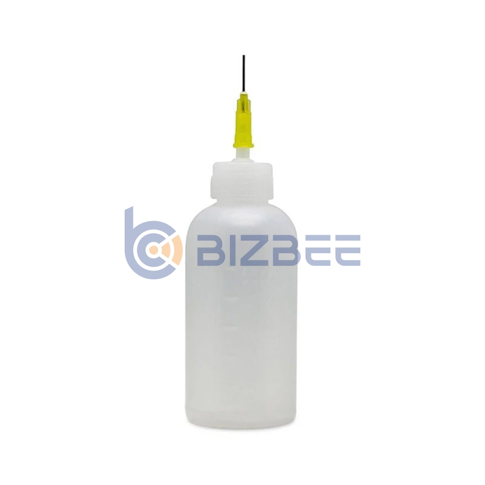 Transparent Polyethylene Needle Dispenser Bottle For Rosin Solder Flux Paste