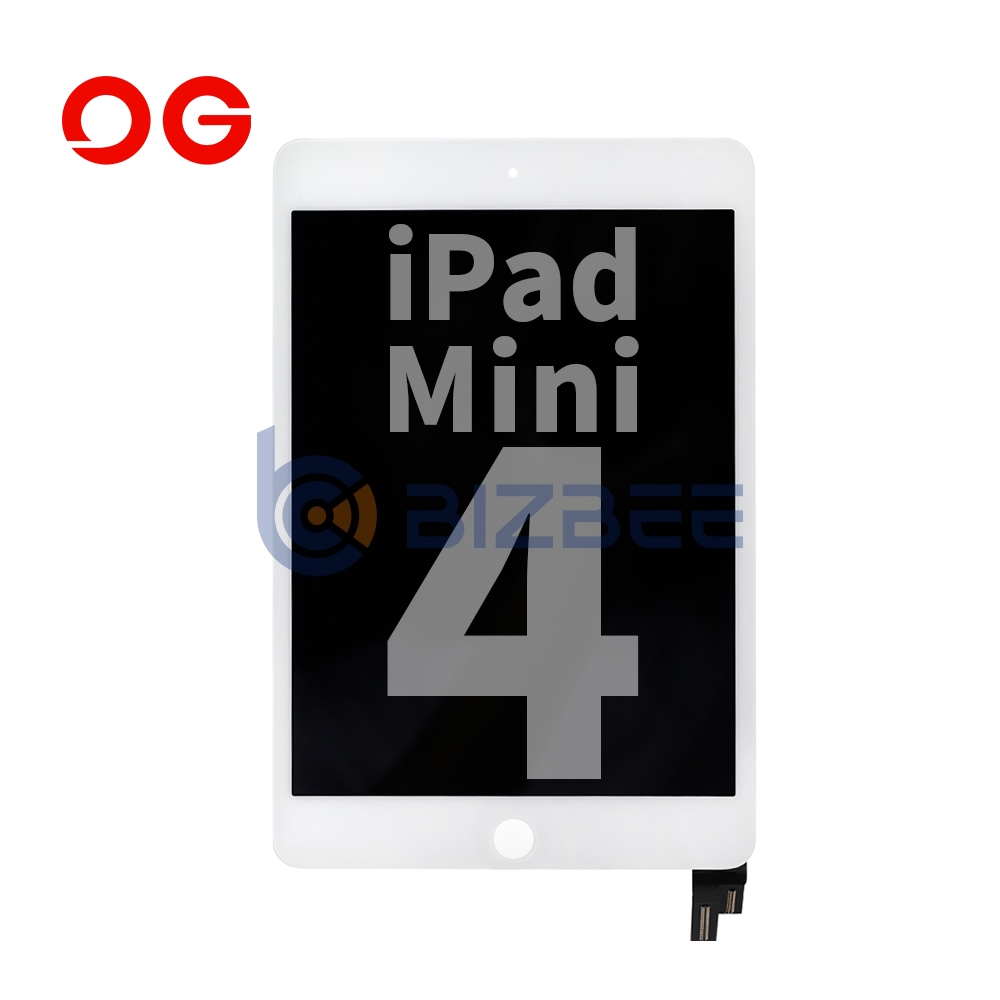 Display Assembly For iPad Mini4 (A1538/A1550) Refurbished With Sleep/Wake Sensor Flex Cable