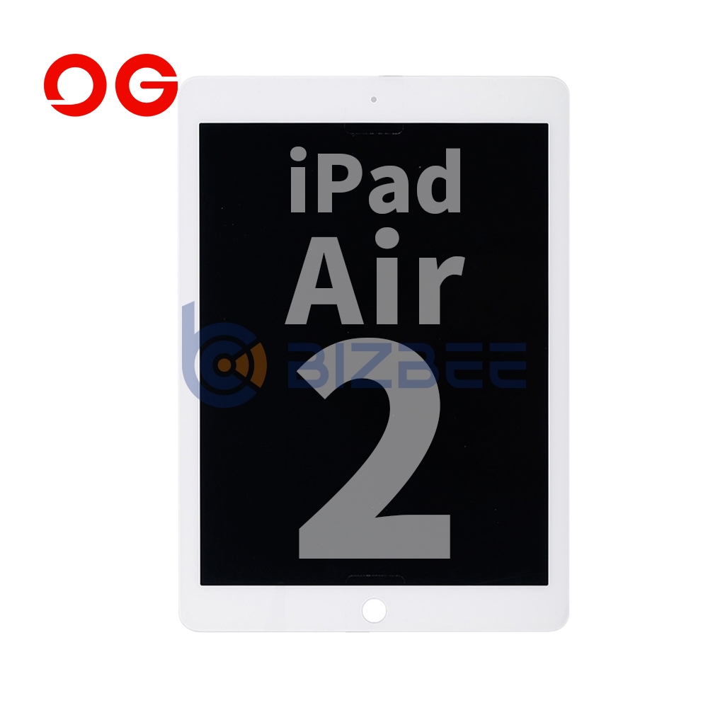 OG Display Assembly For iPad Air2 (A1566/A1567) OEM Material With Sleep/Wake Sensor Flex Cable